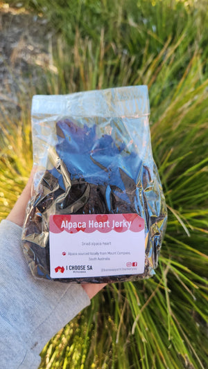 Alpaca Heart Jerky | Dried Alpaca Heart